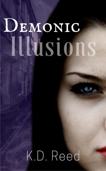 horror romance ebook, paperback, book Demonic Illusions by K.D. Reed