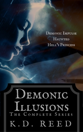 Demonic Illusions by K.D. Reed a paranormal romance and horror book series